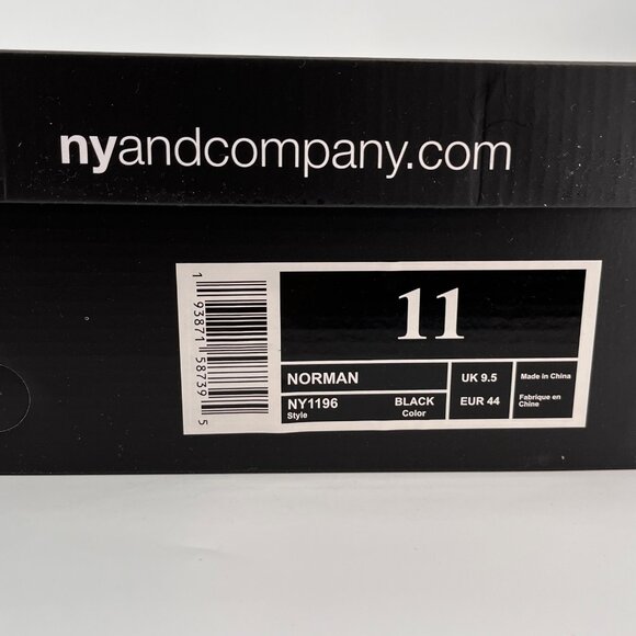 New York & Company Norman Chelsea Boots Size 11 Black Faux Leather Upper - Picture 13 of 13